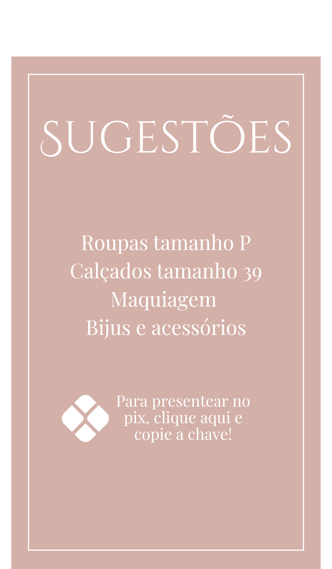Sugestões de presente
