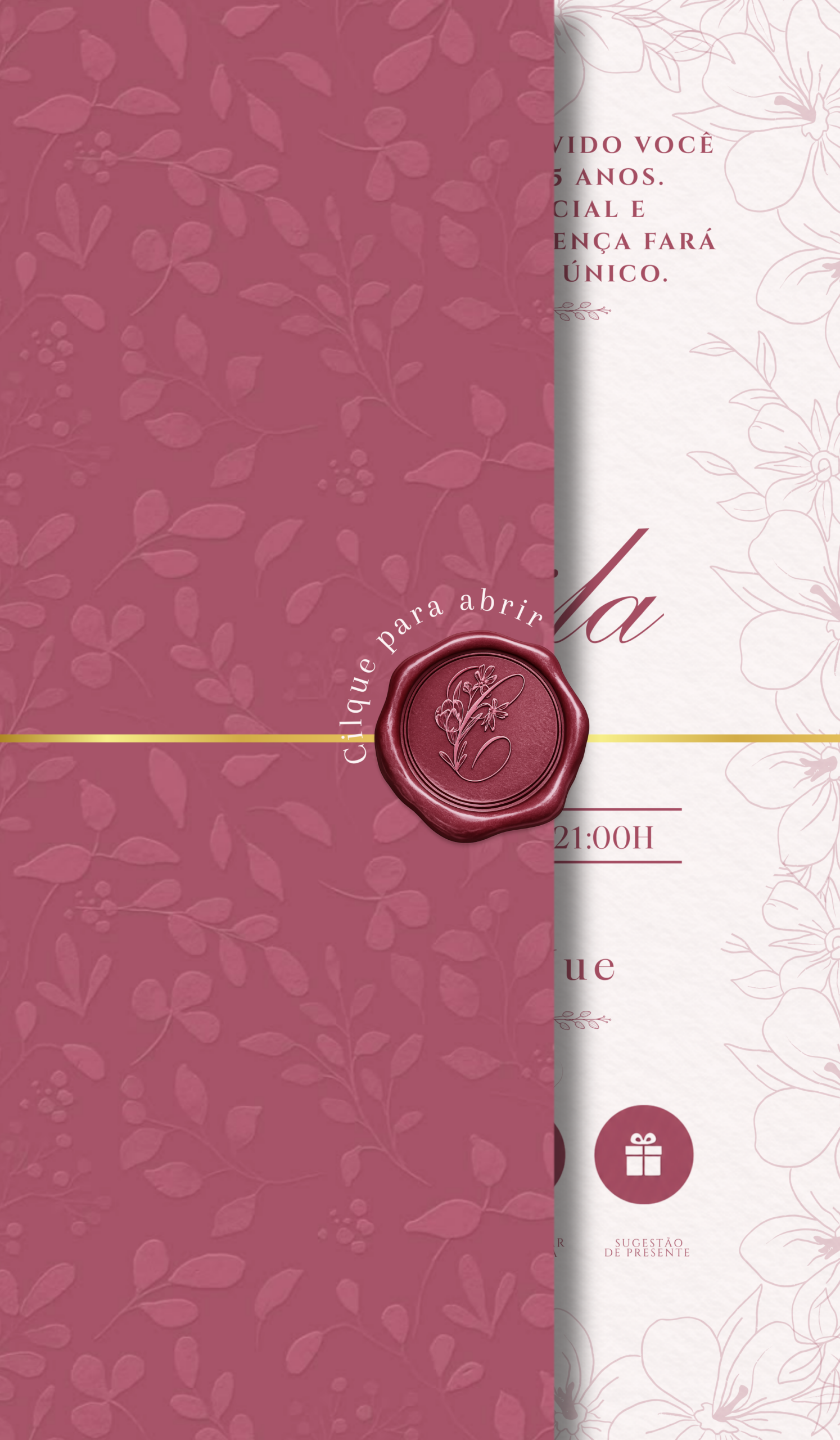 Capa do convite
