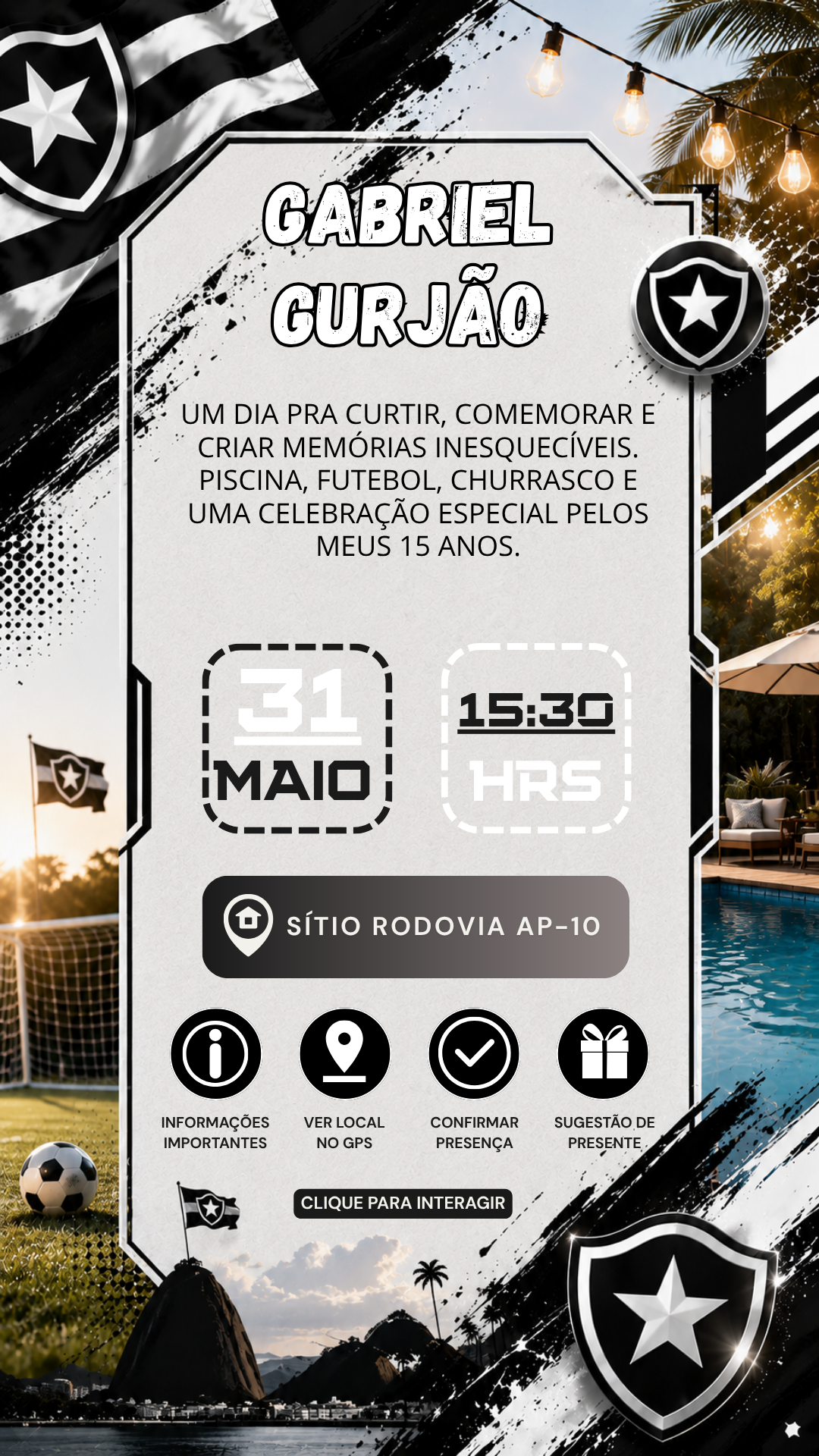Capa do convite