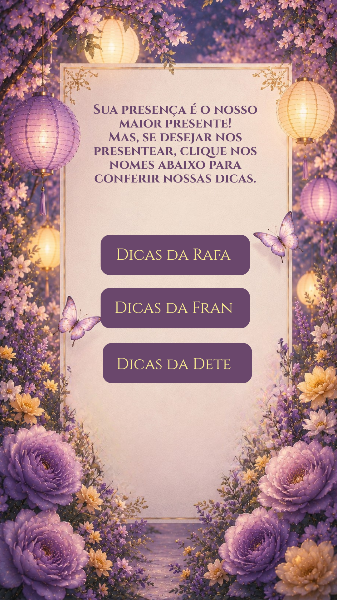 Sugestões